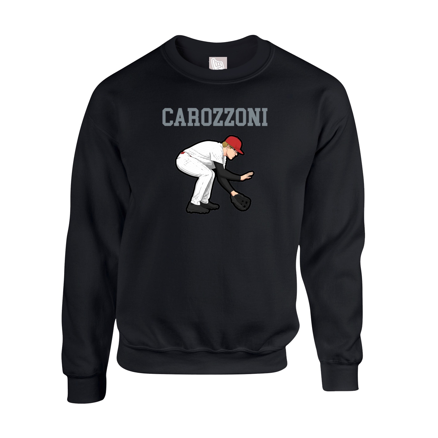Fleece Crew — Shirsey in Black