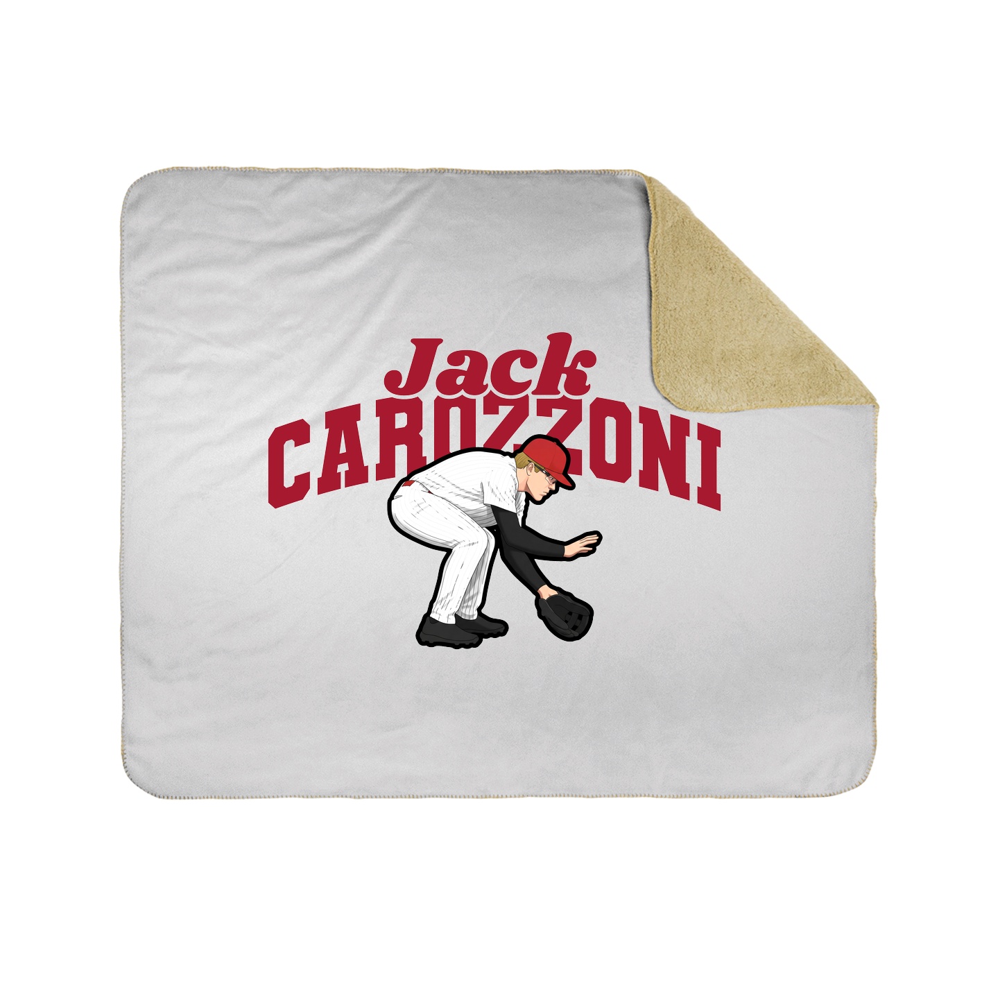 Throw Blanket — Signature Arch in White