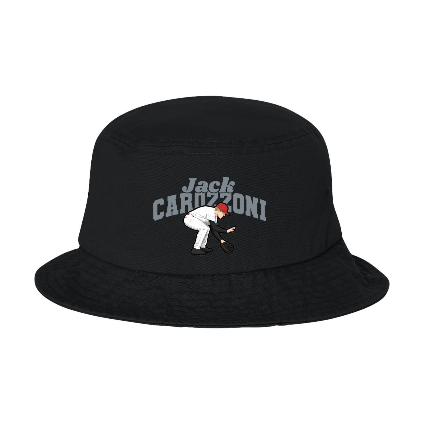 Bucket Cap — Signature Arch in Black