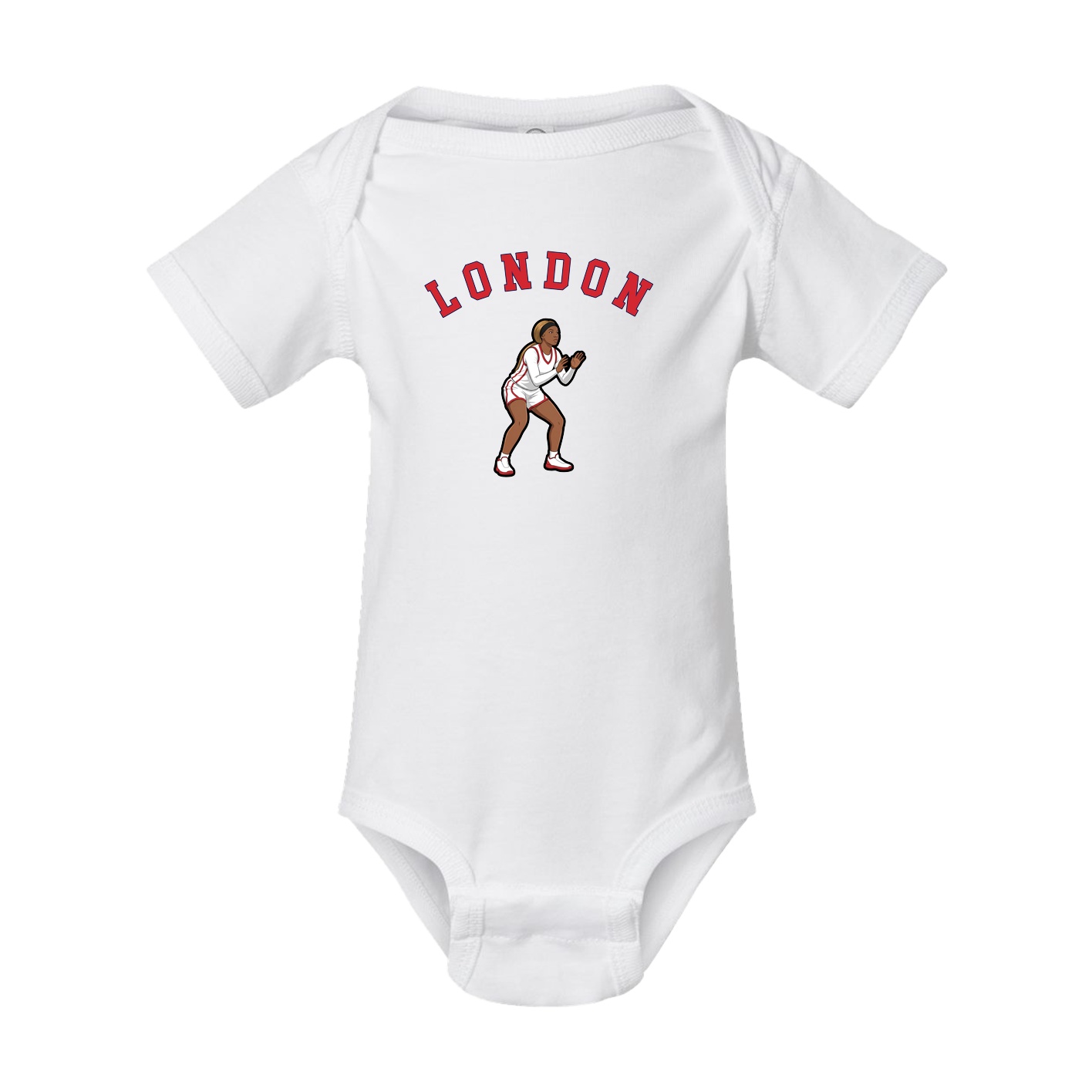 Baby Onesie — Shirsey Arch in White