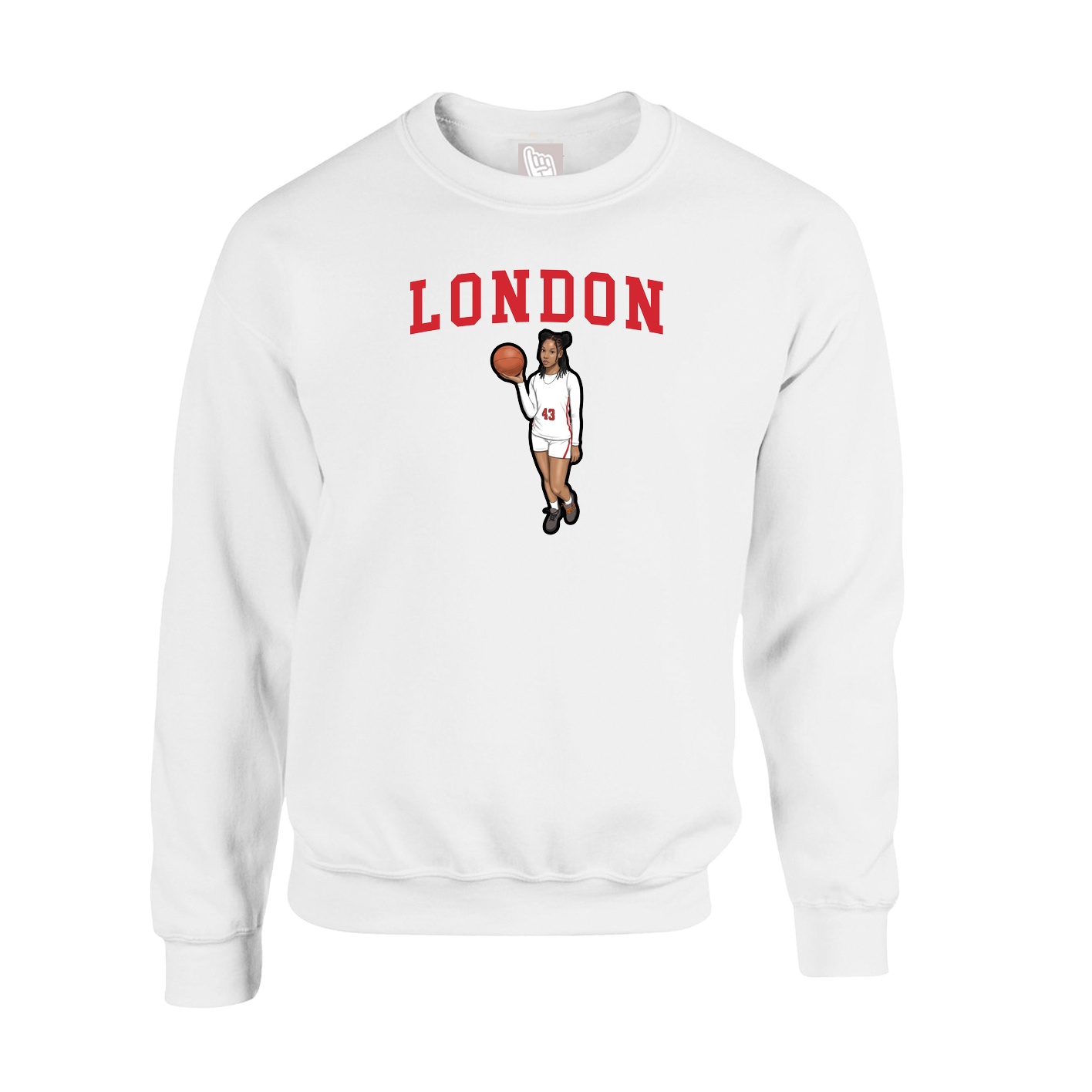 Fleece Crew — Shirsey in White