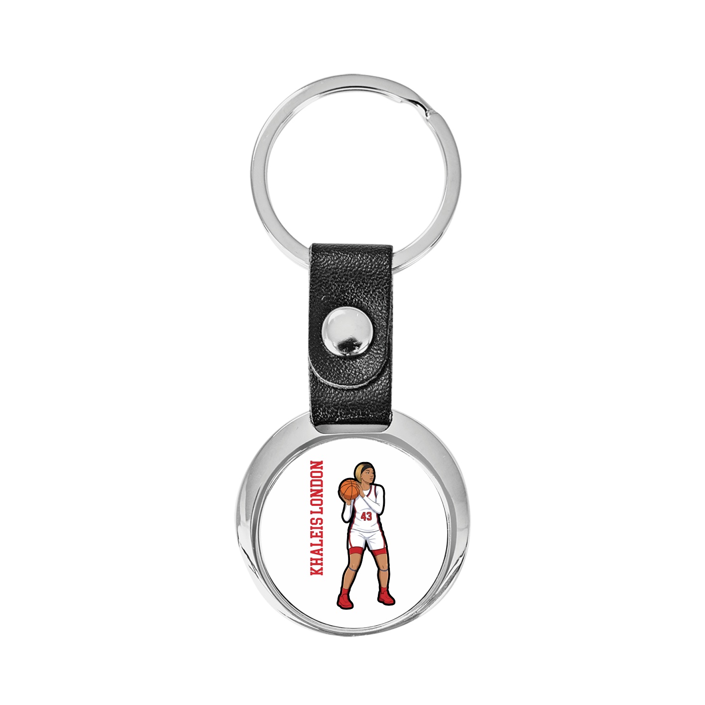 Key Chain — Name Vertical in Classic