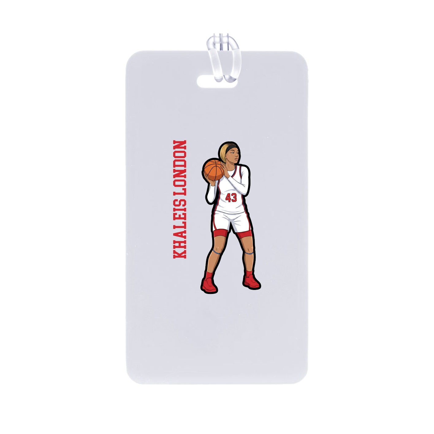 Bag Tag — Name Vertical in Classic