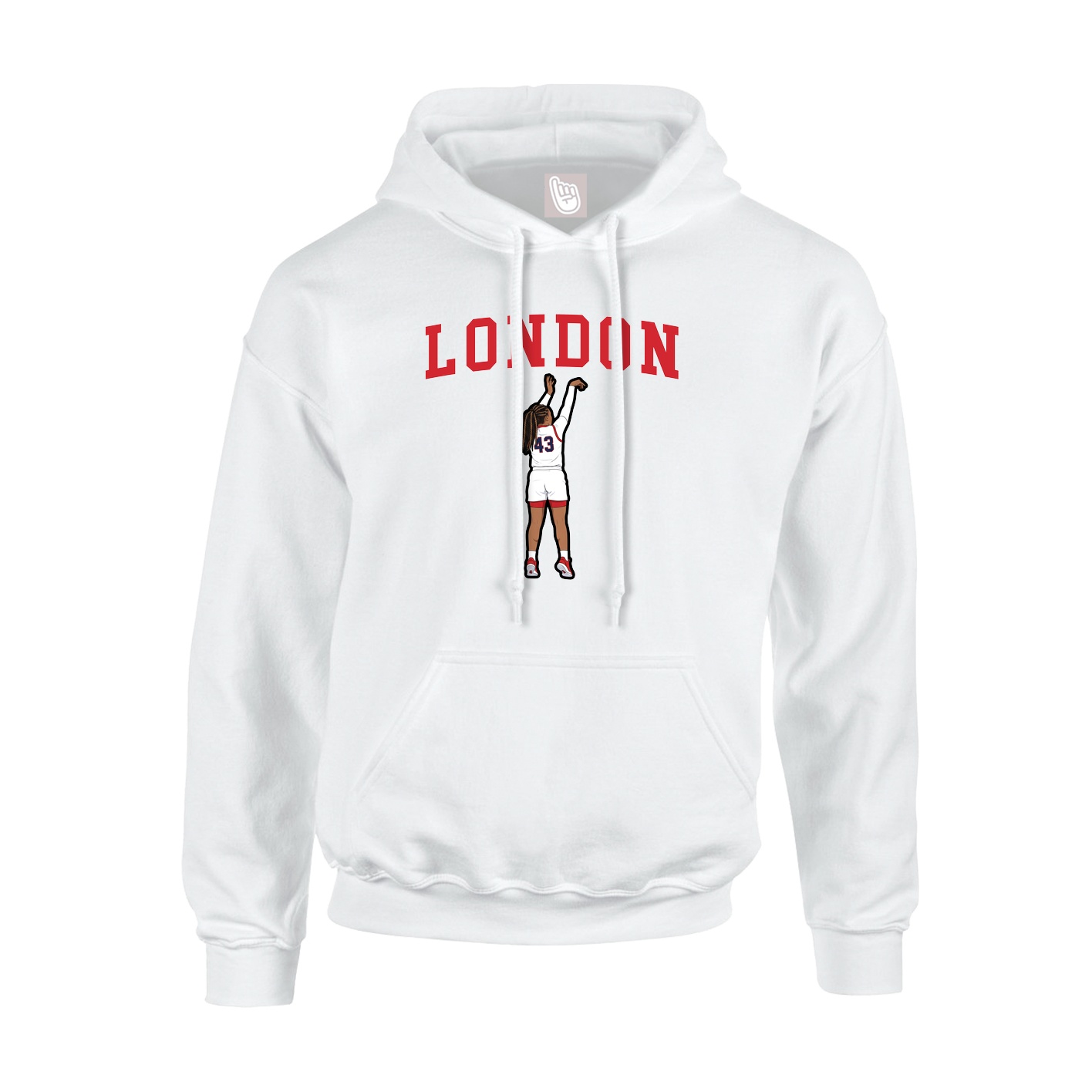 Youth Hoodie — Shirsey in White