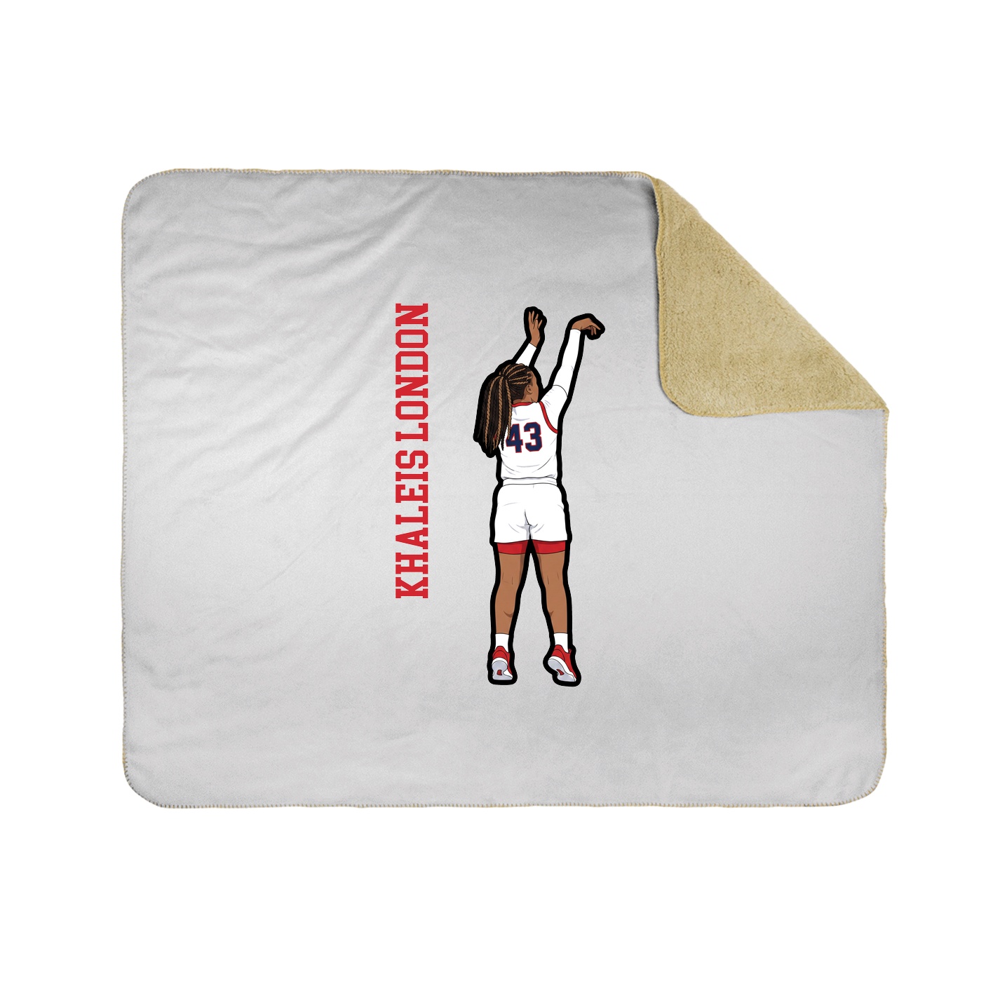 50x60 Sherpa Lined Throw Blanket