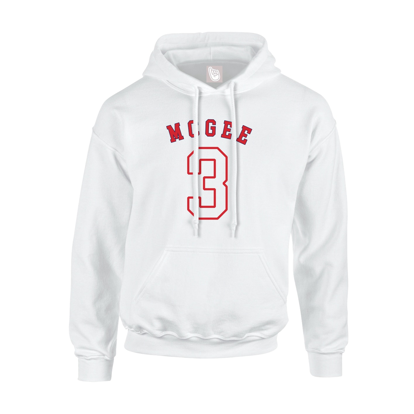 Youth Hoodie — Shirsey Arch in White