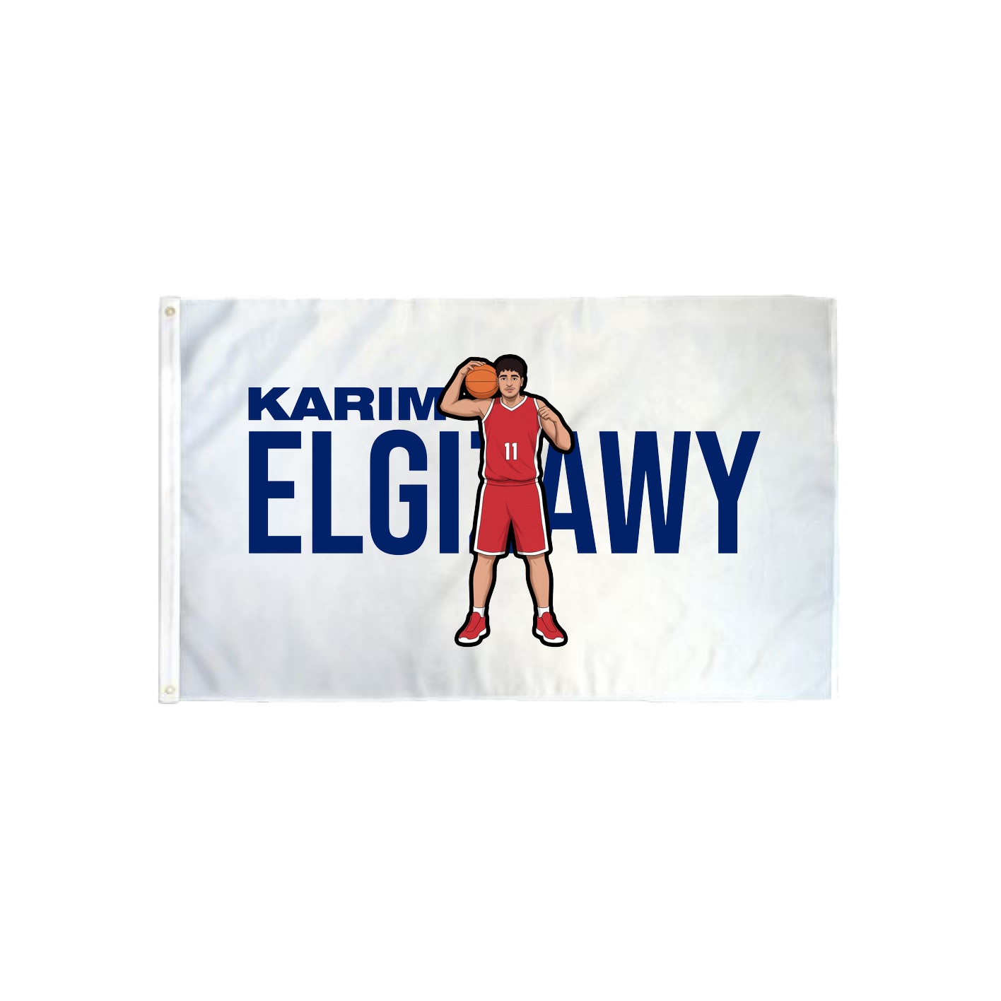 3x5 Flag — Player Name in Classic
