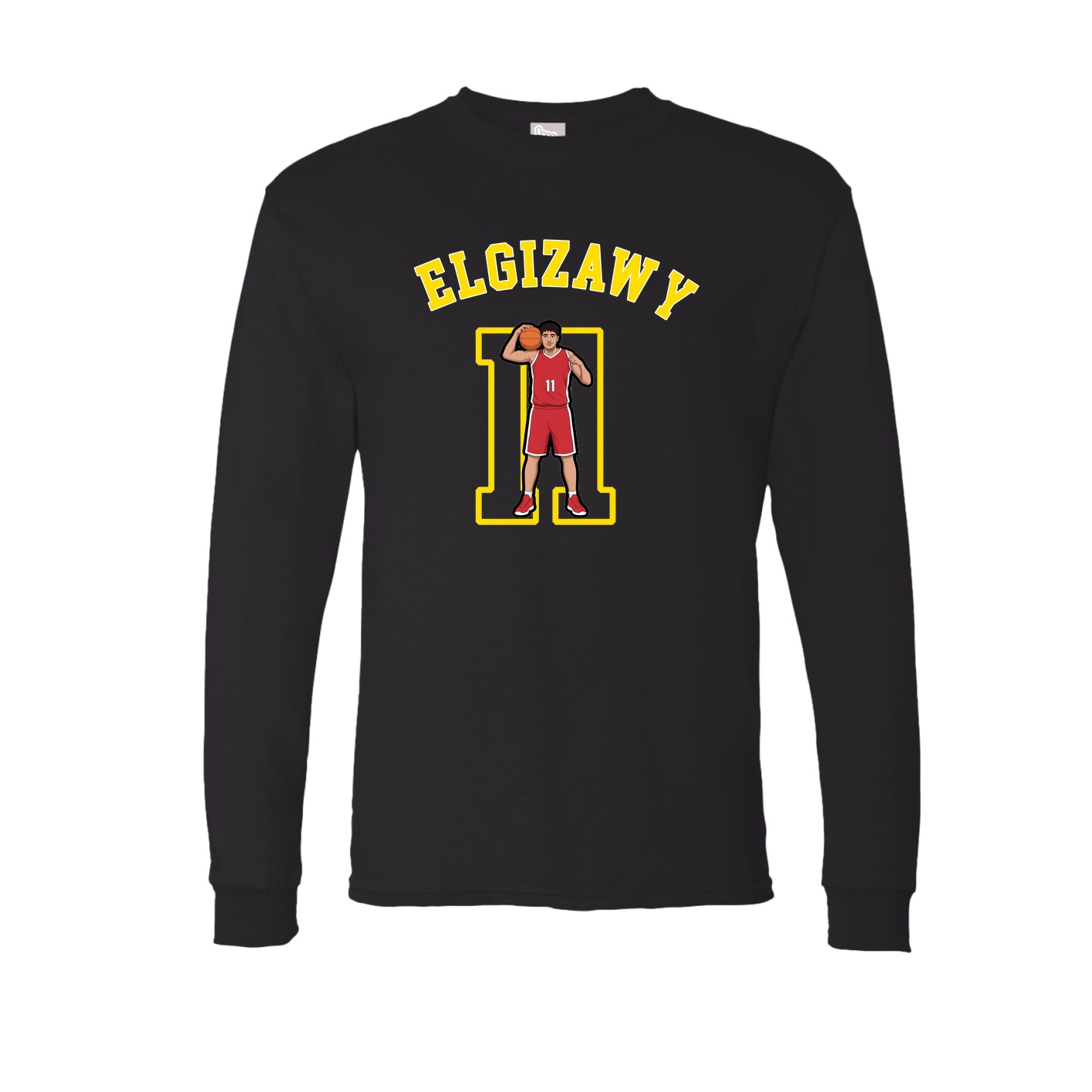 Long Sleeve Tee — Shirsey Arch in Black