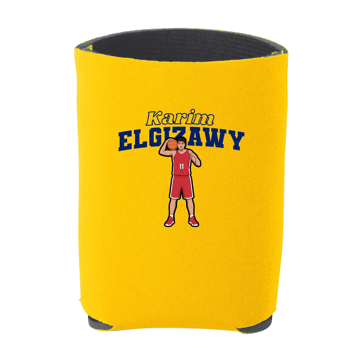 Can Holder — Name Arch in Yellow