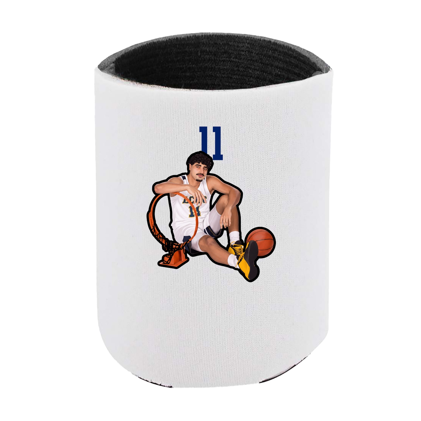 Can Holder — Number Top in White