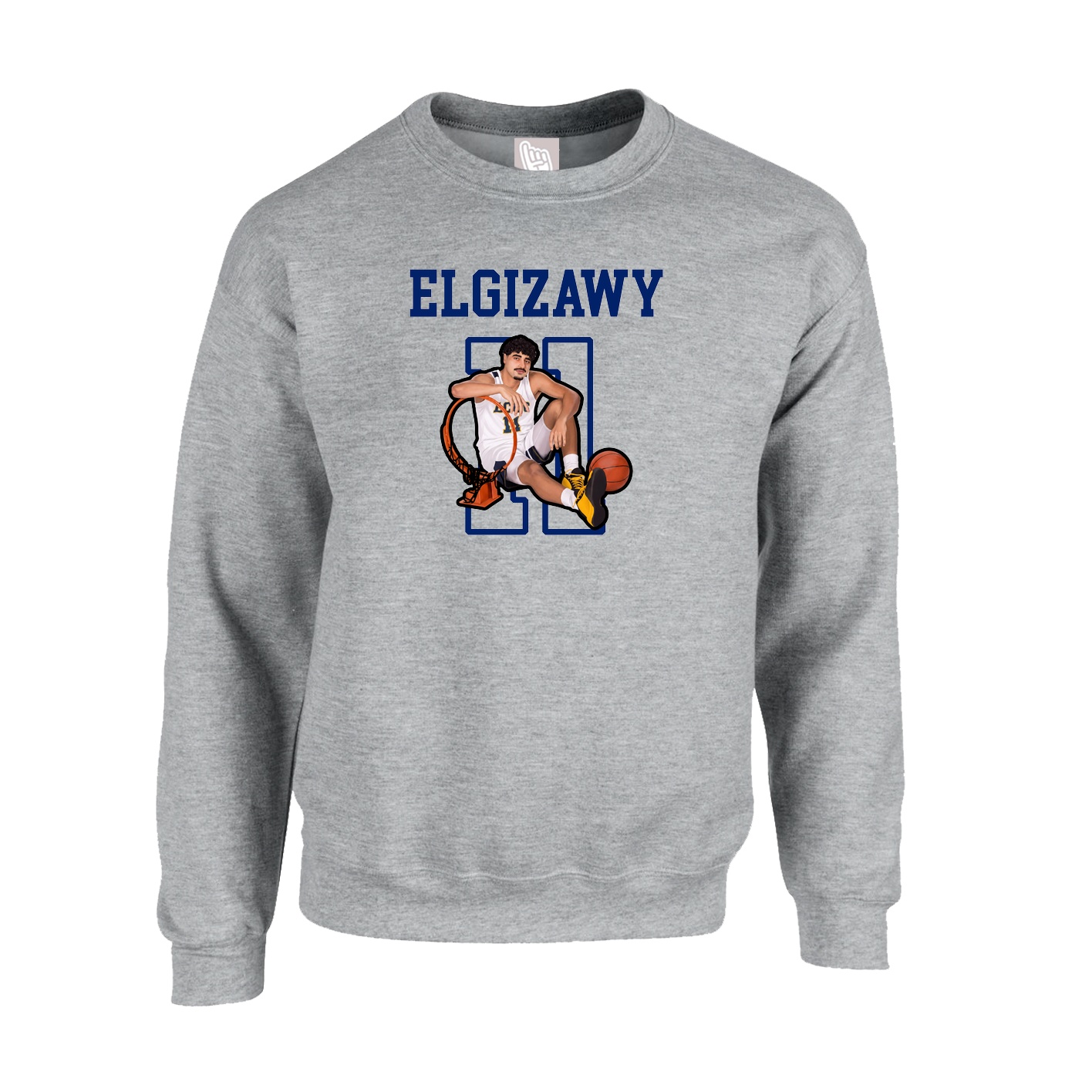 Fleece Crew — Shirsey in Grey