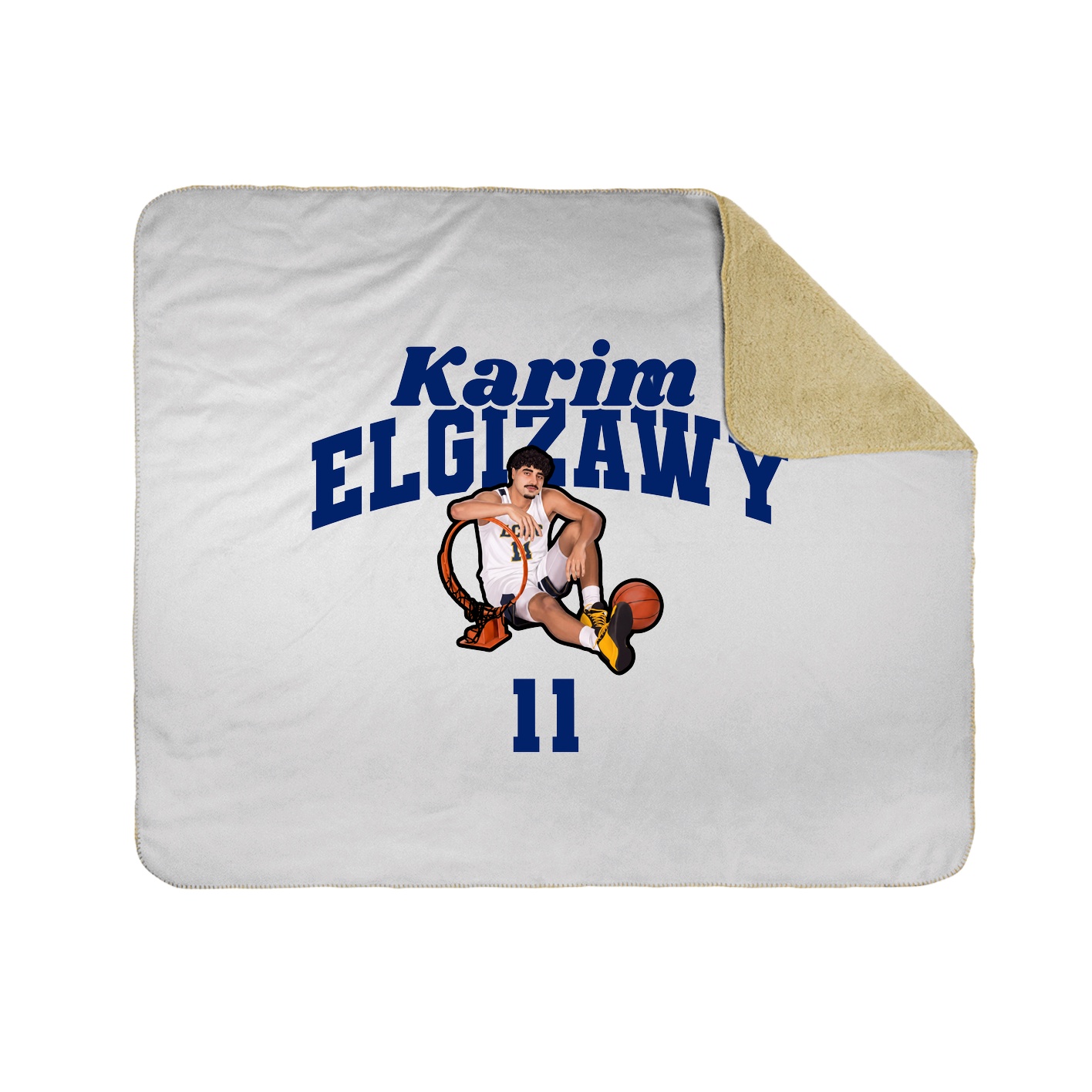 Throw Blanket — Signature Arch in White