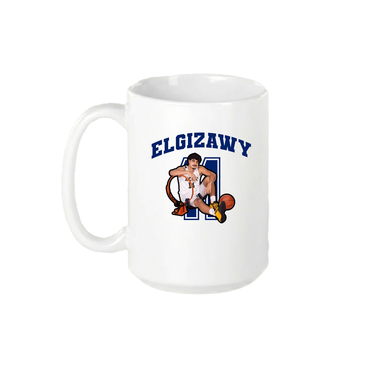 15oz Coffee Mug — Number in White