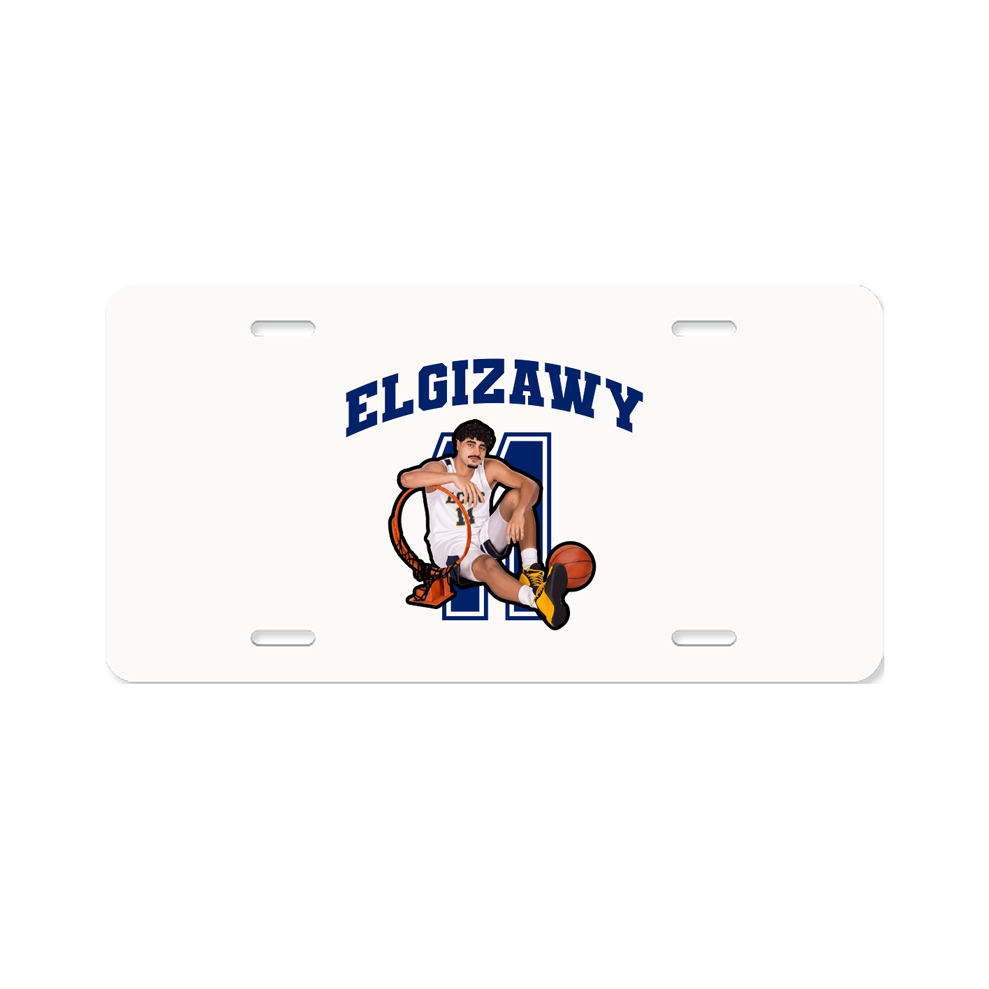 License Plate — Number in Classic
