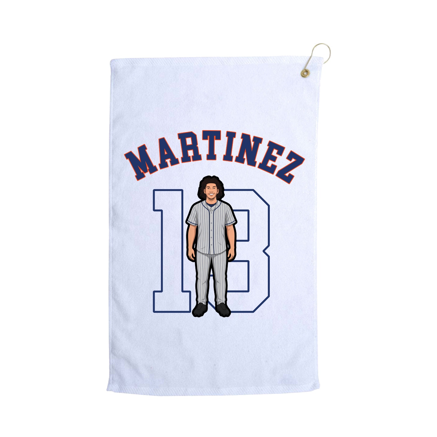 Golf Towel — Shirsey Arch in White