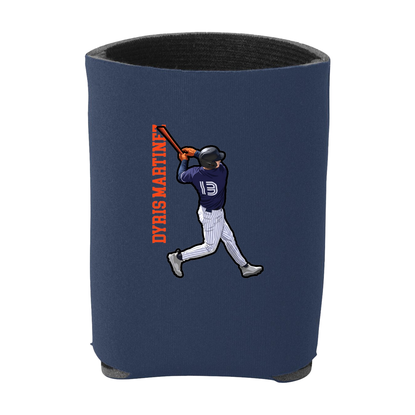 Can Holder — Name Vertical in Navy