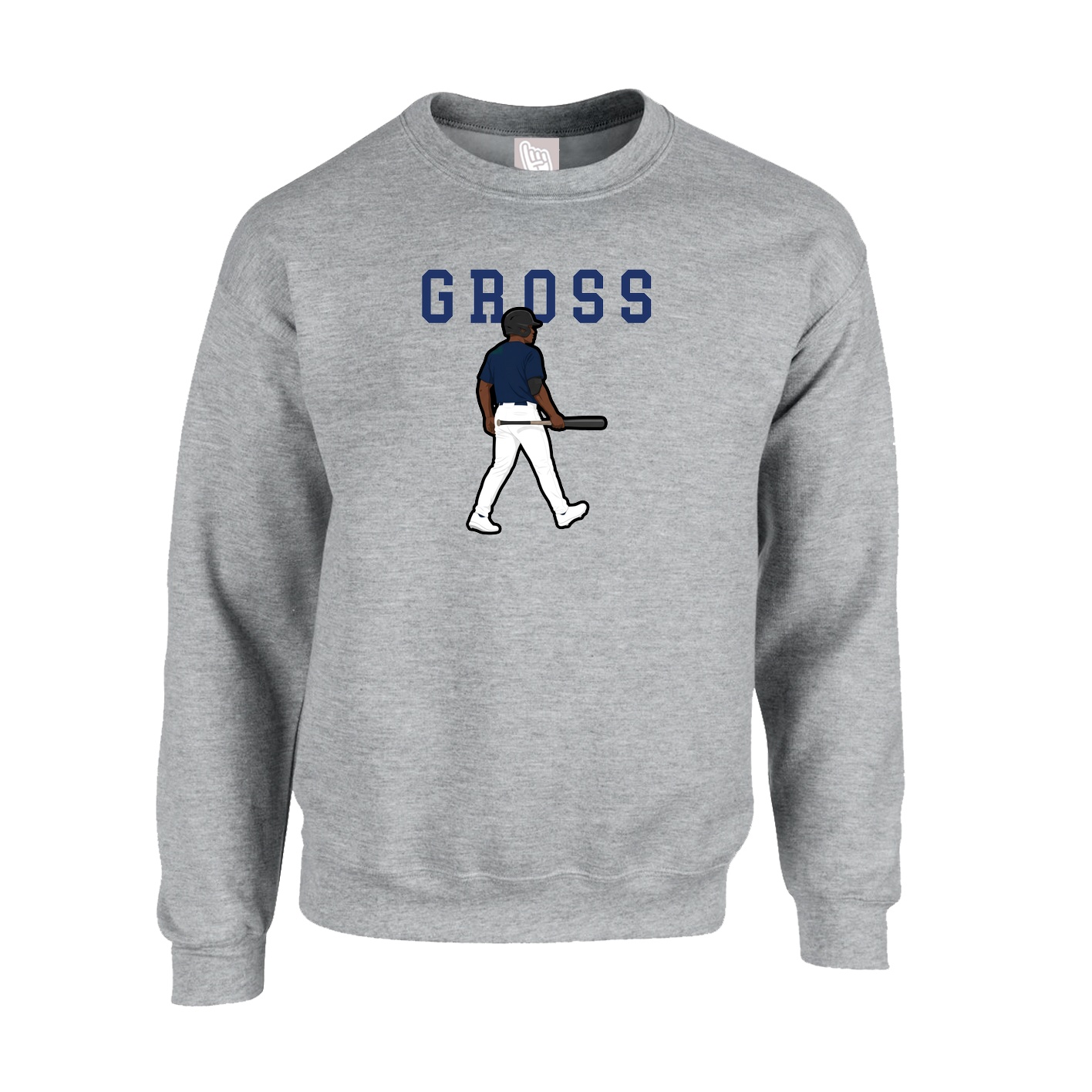 Fleece Crew — Shirsey in Grey