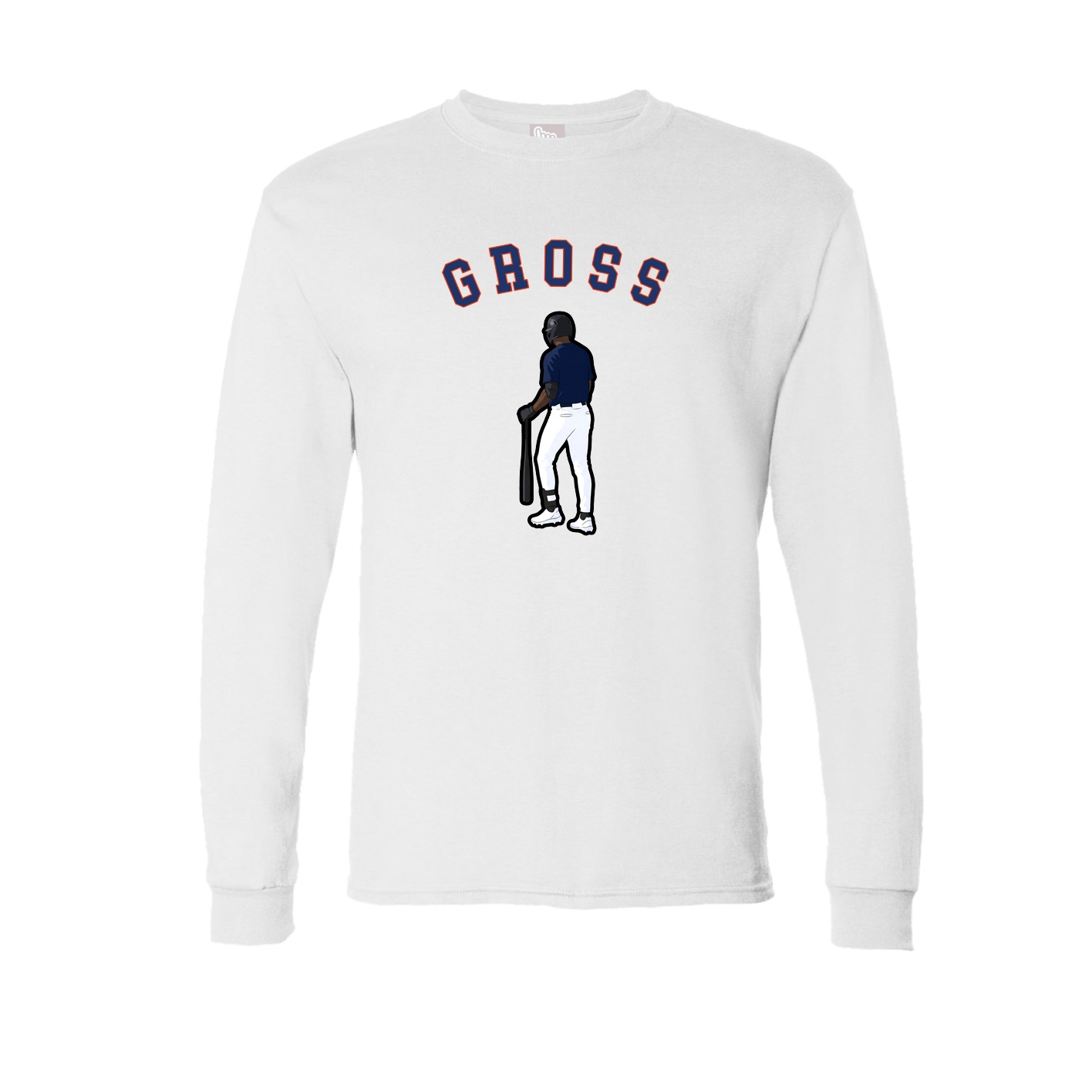 Long Sleeve Tee — Shirsey Arch in White