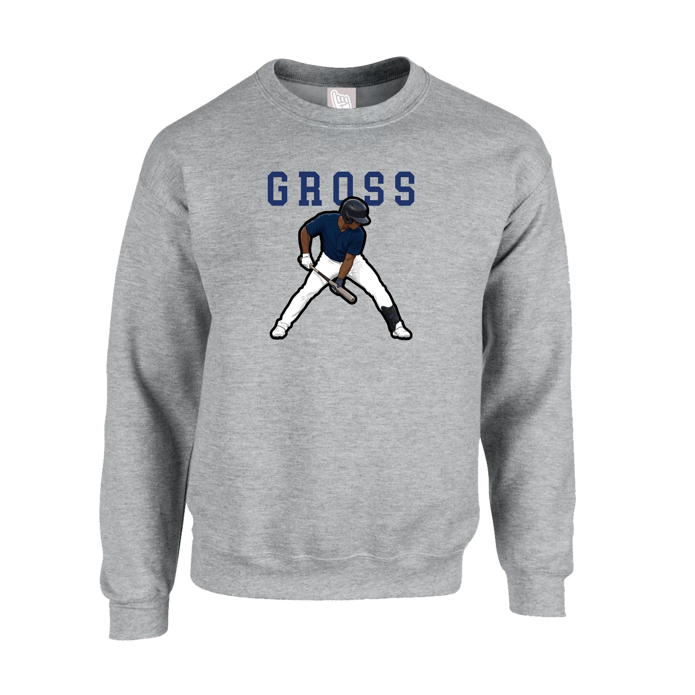 Fleece Crew — Shirsey in Grey