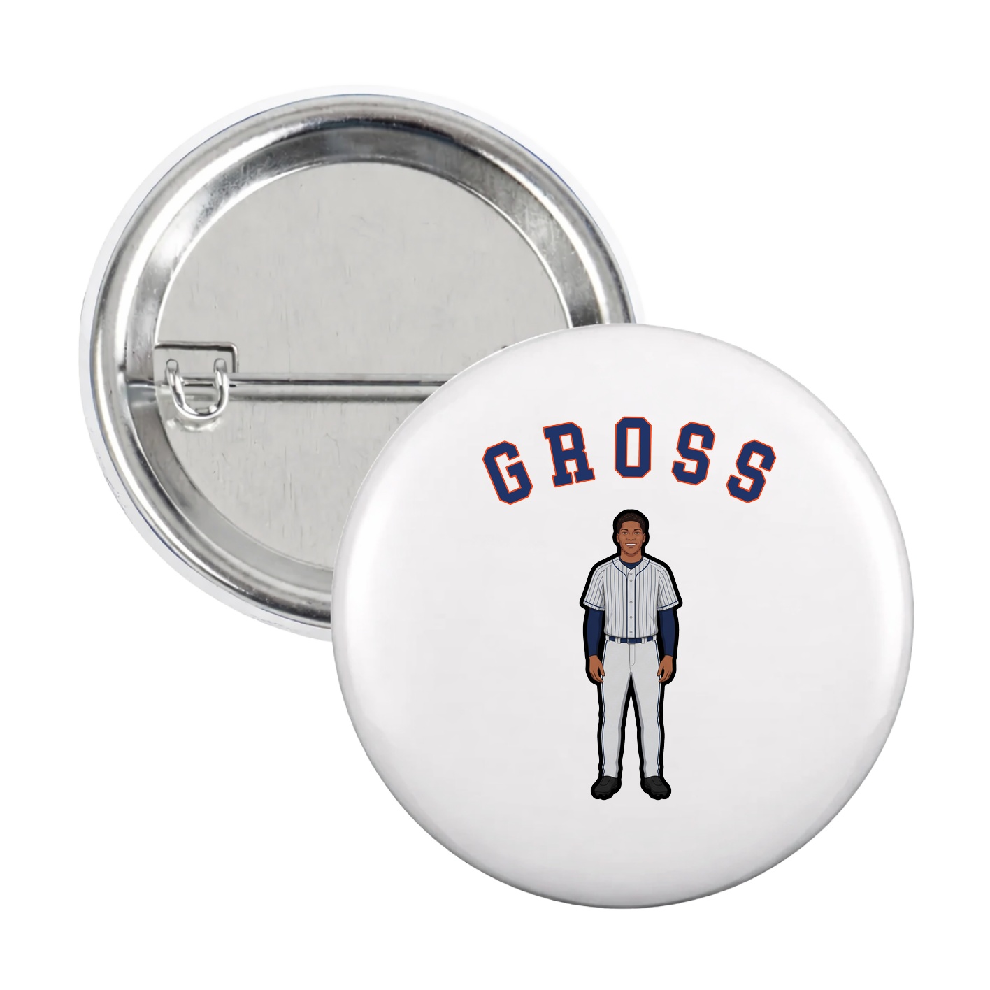 Game Day Button — Shirsey Arch in White