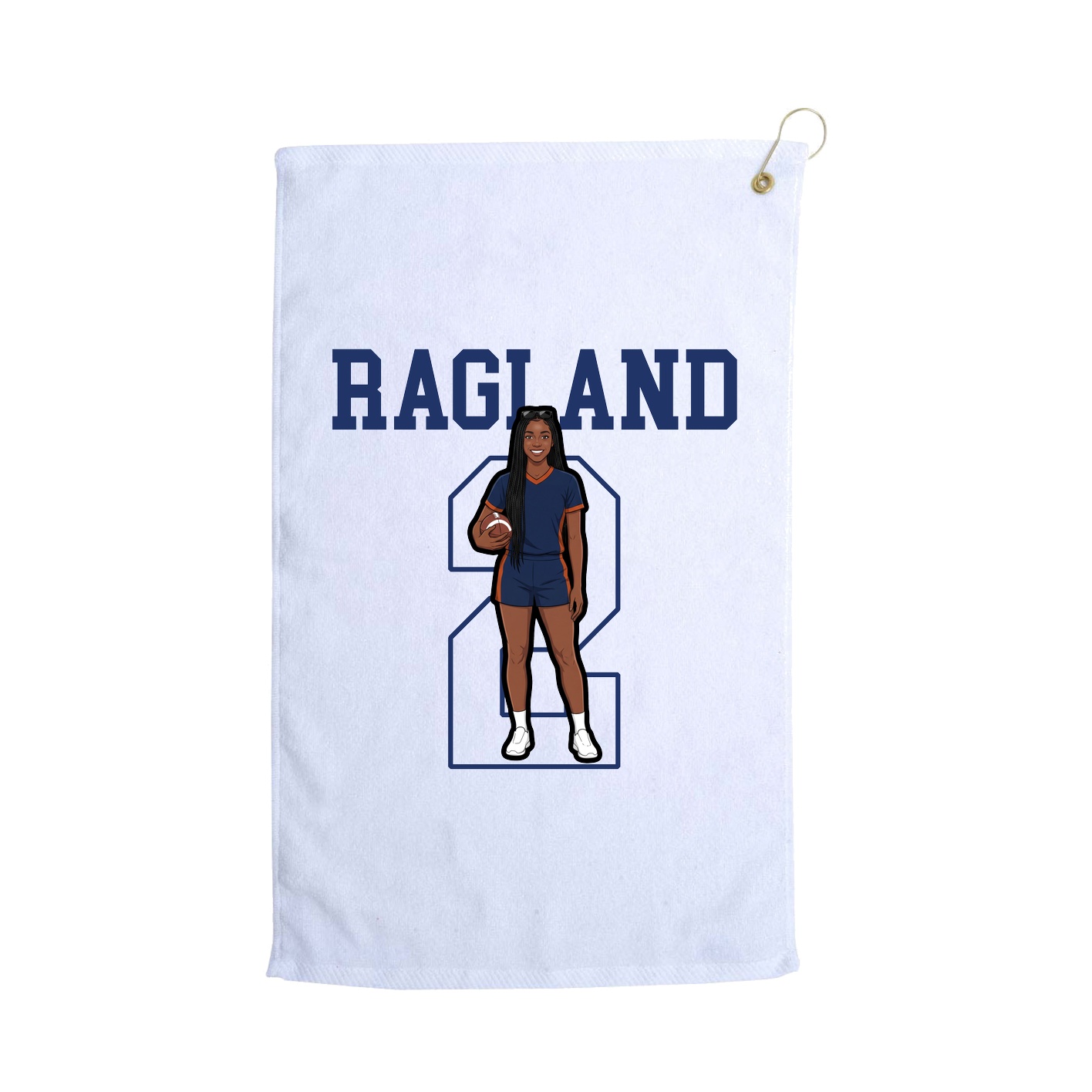 Golf Towel — Shirsey in White