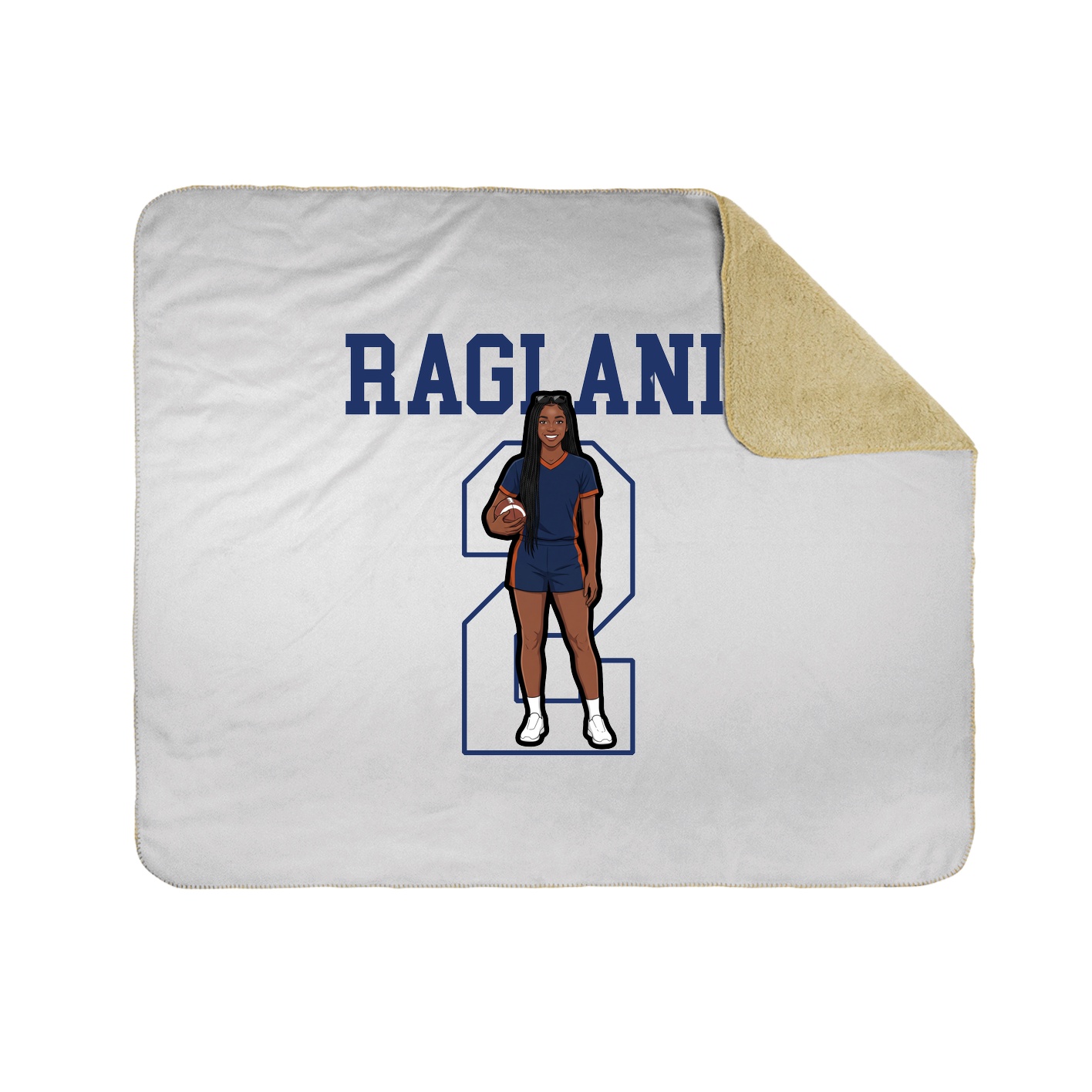 Throw Blanket — Shirsey in White