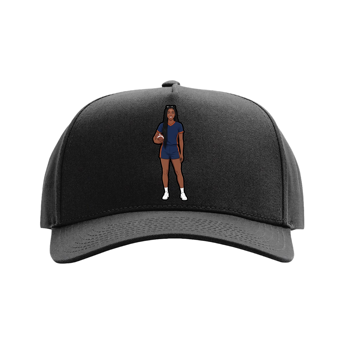 Full Fabric Five-Panel Champ Cap