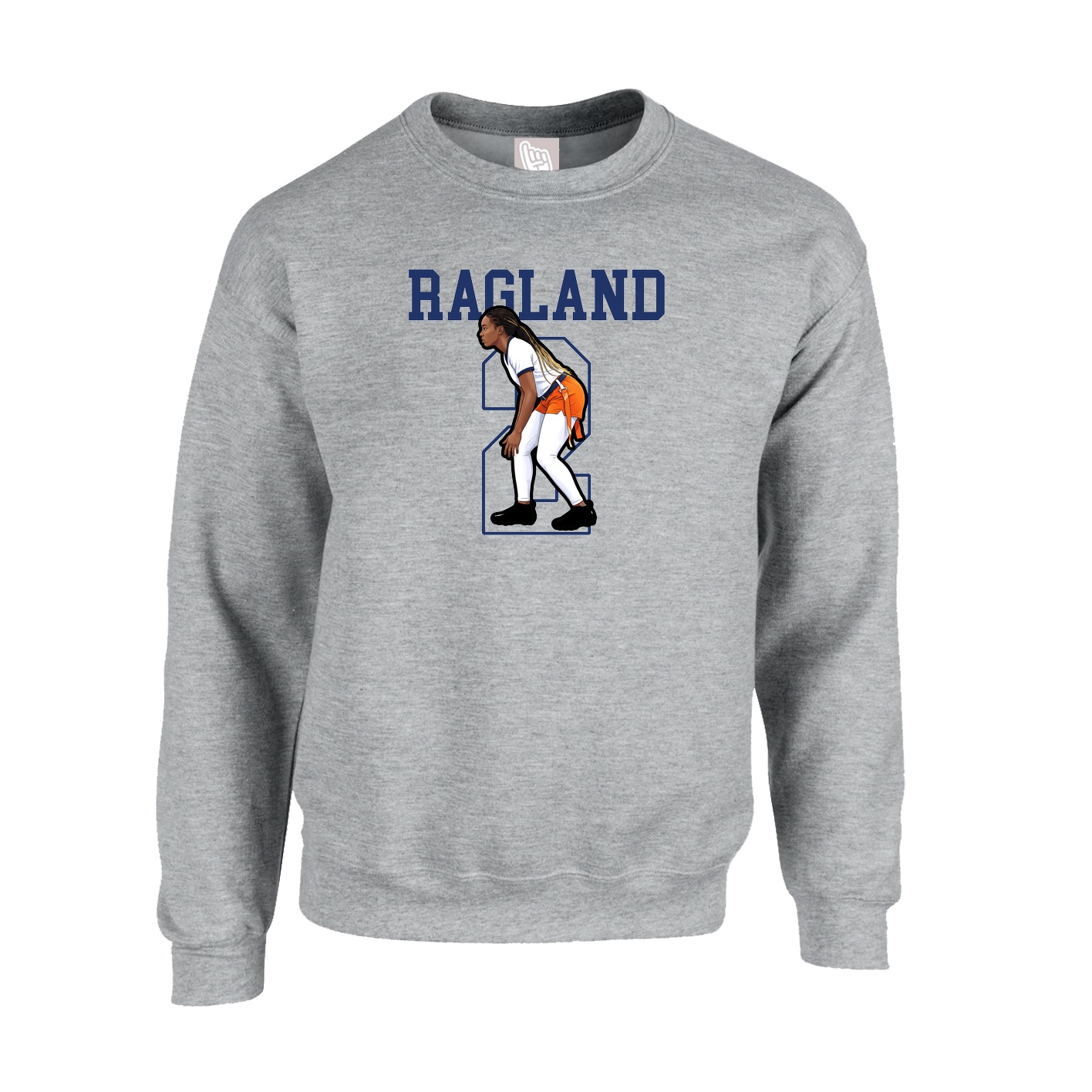 Fleece Crew — Shirsey in Grey