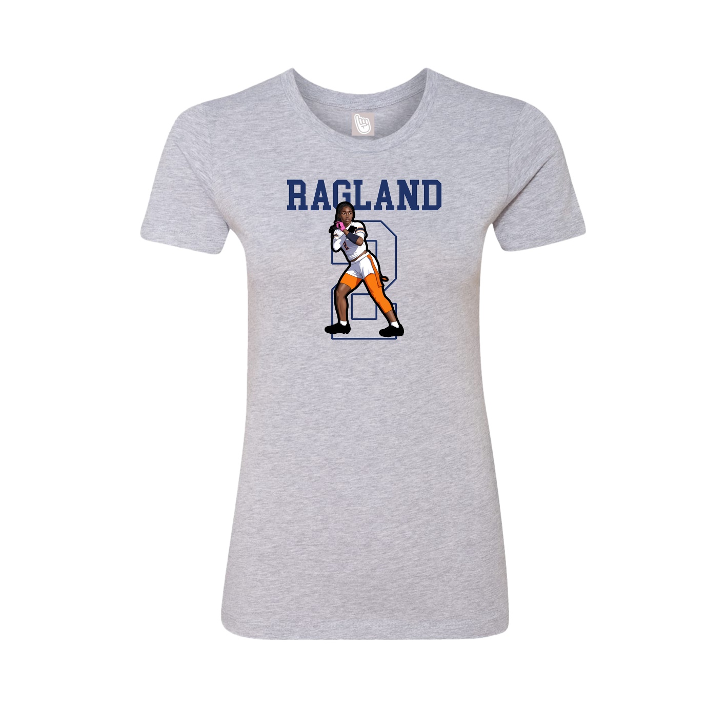 Fitted Women's Tee — Shirsey in Grey