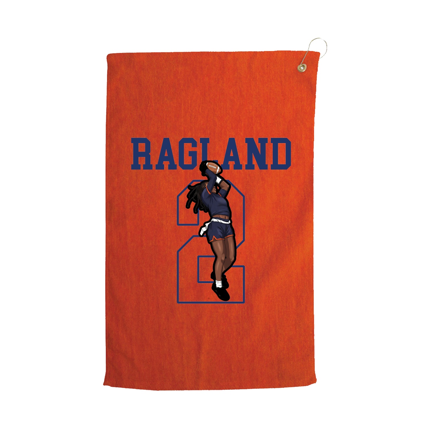Golf Towel — Shirsey in Orange