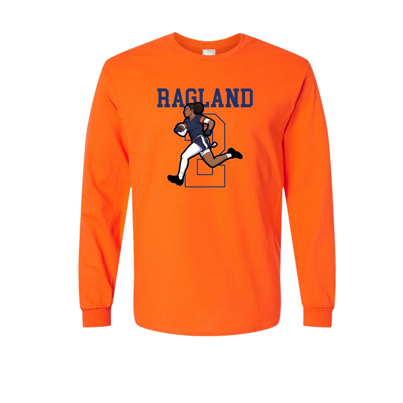 Long Sleeve Tee — Shirsey in Orange