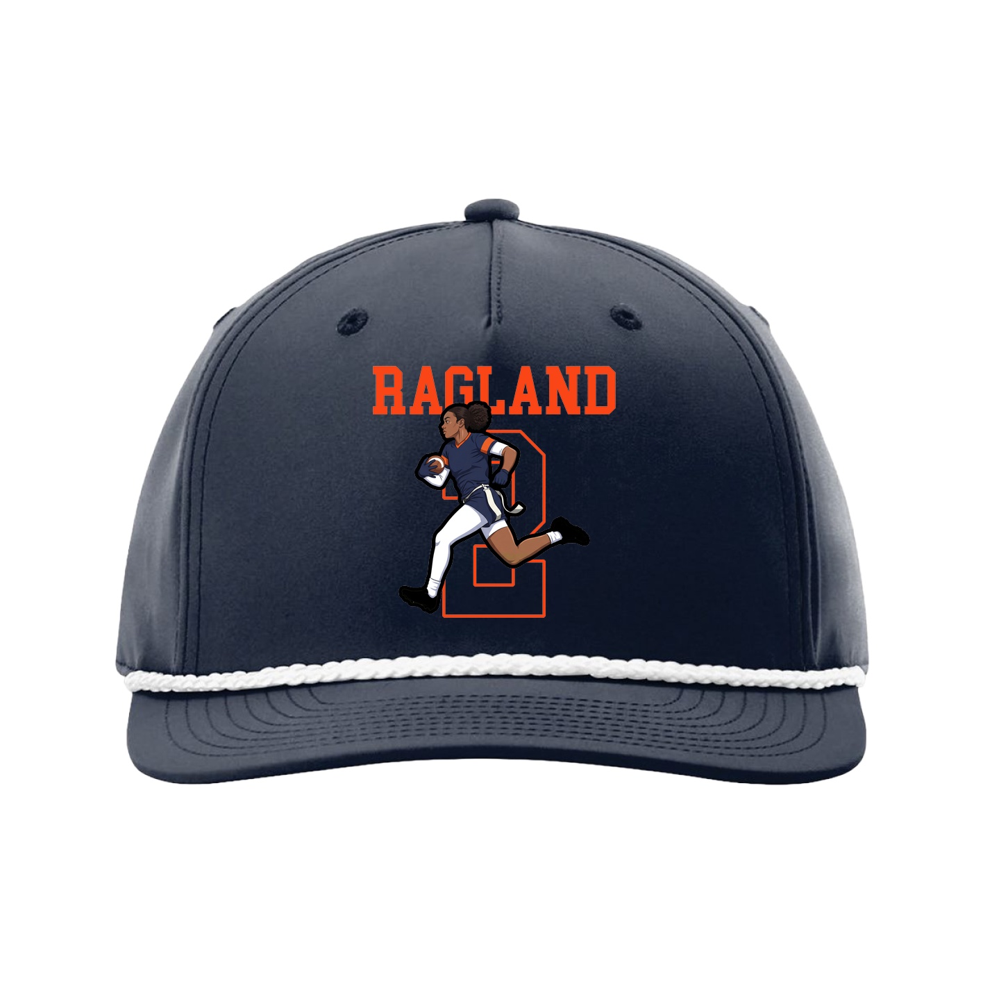 Five-Panel Classic Rope Cap — Shirsey in Navy