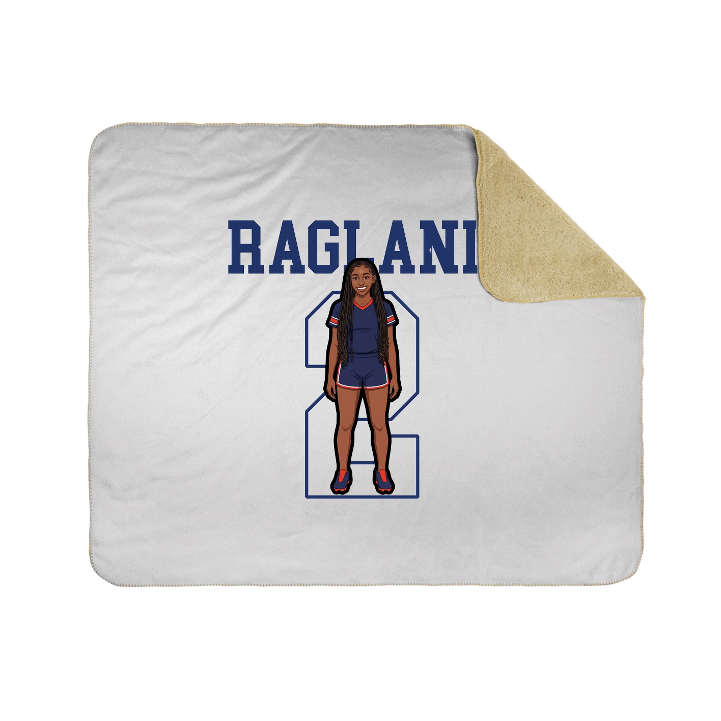 50x60 Sherpa Lined Throw Blanket