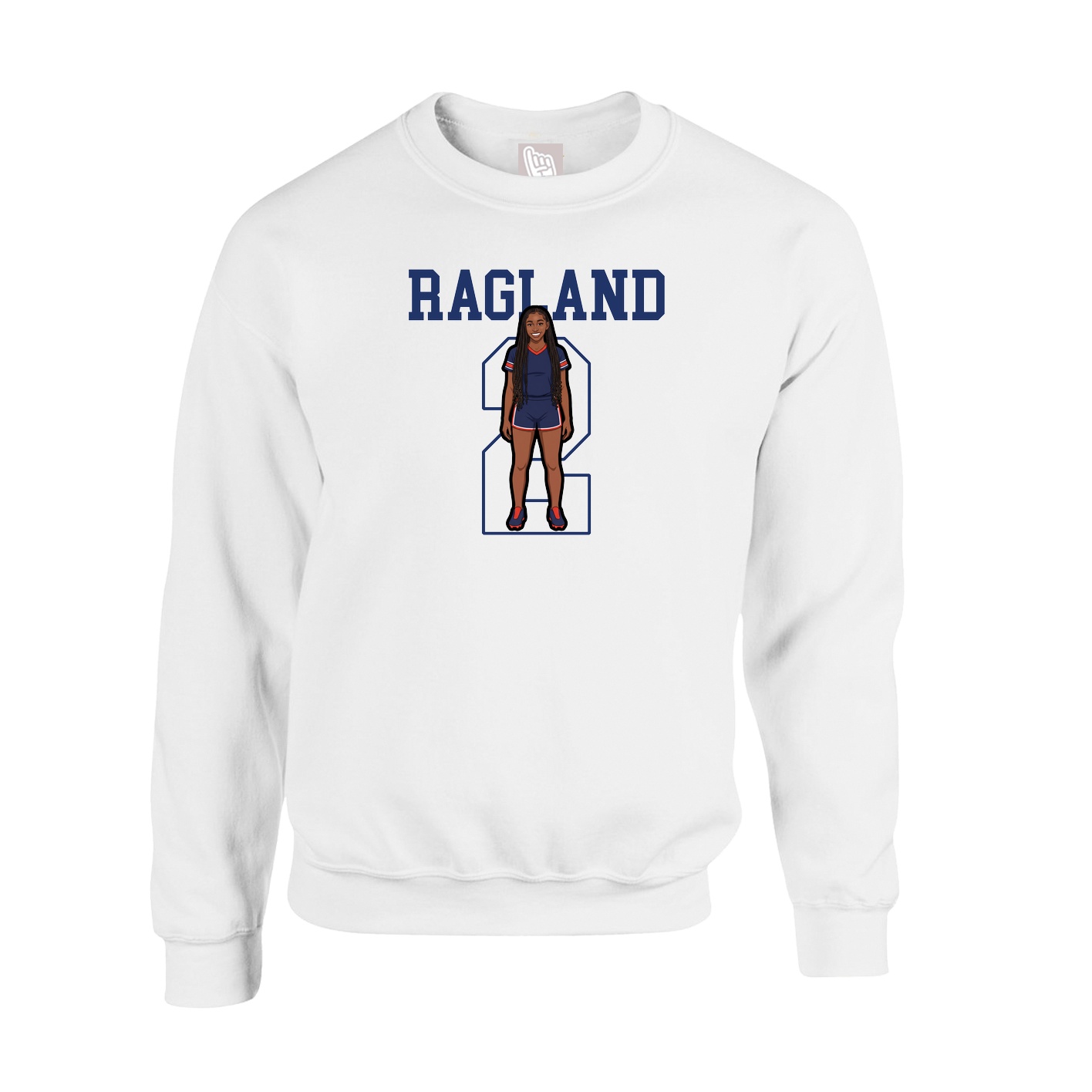 Fleece Crew — Shirsey in White