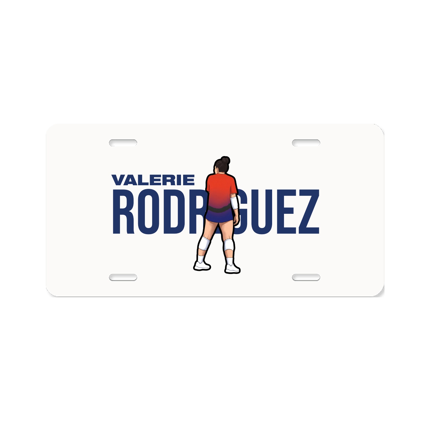 License Plate — Player Name in Classic