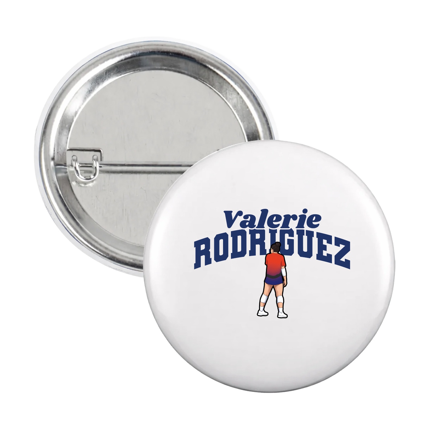 Game Day Button — Signature Arch in White