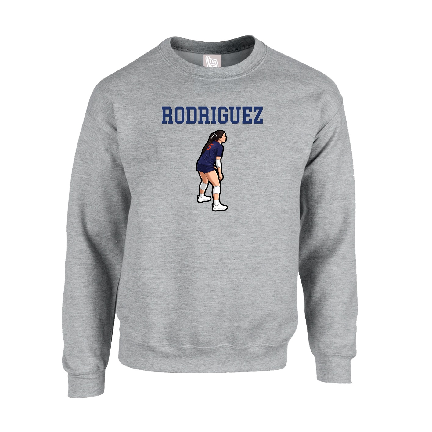 Fleece Crew — Shirsey in Grey