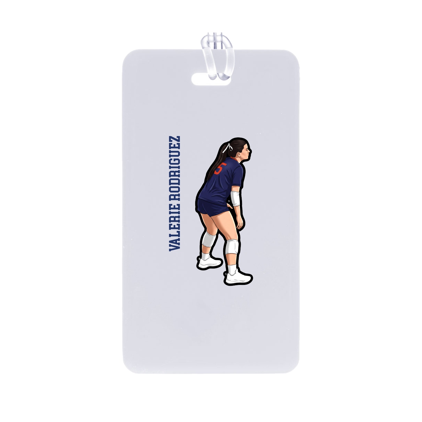 Bag Tag — Name Vertical in Classic