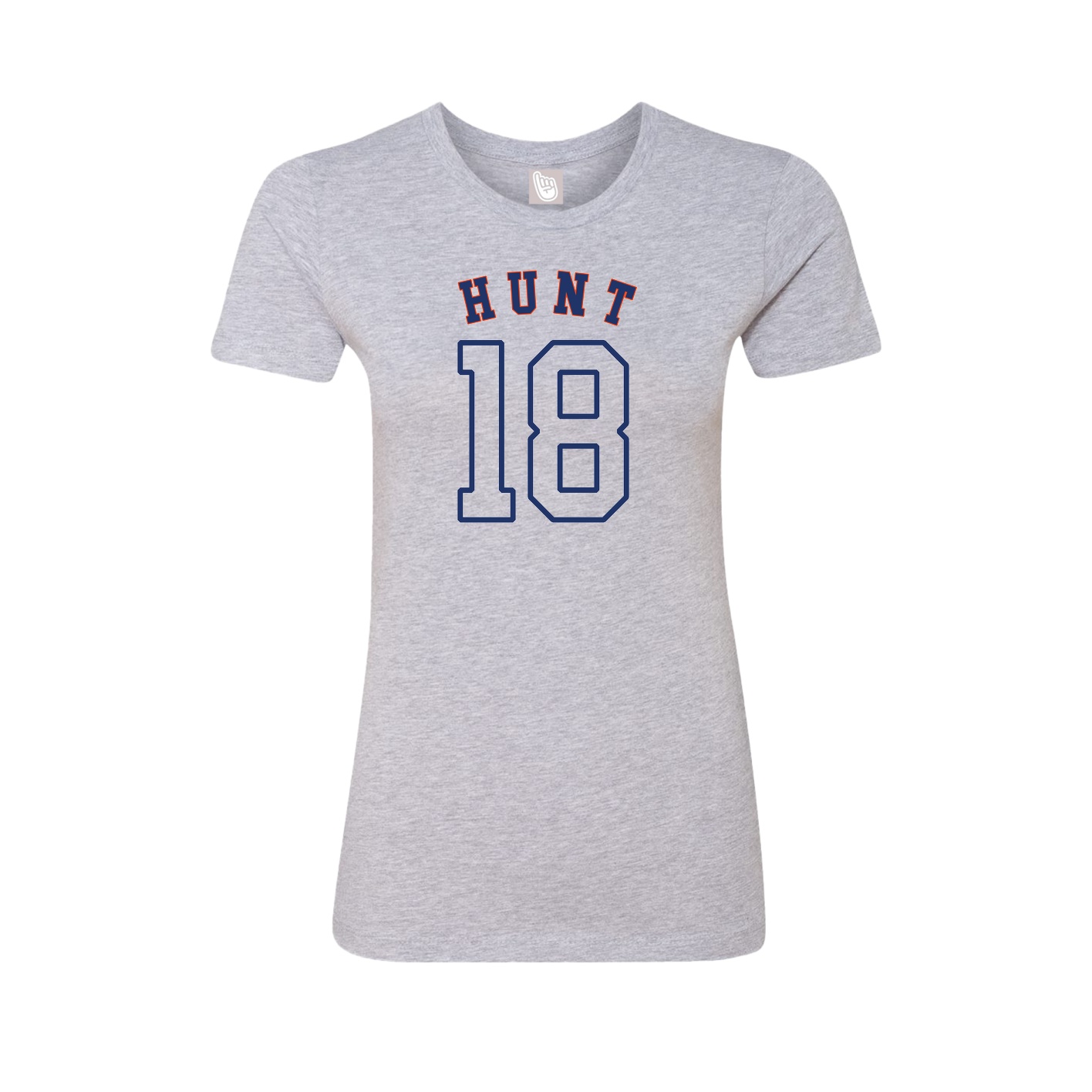 Fitted Women's Tee — Shirsey Arch in Grey