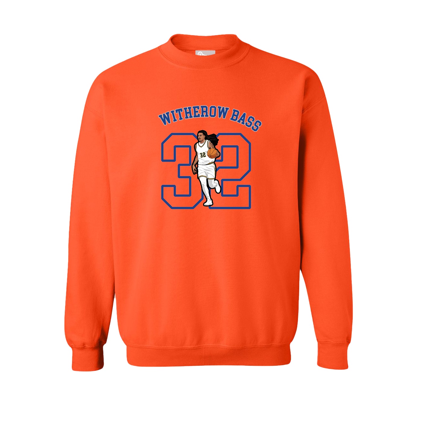 Fleece Crew — Shirsey Arch in Orange