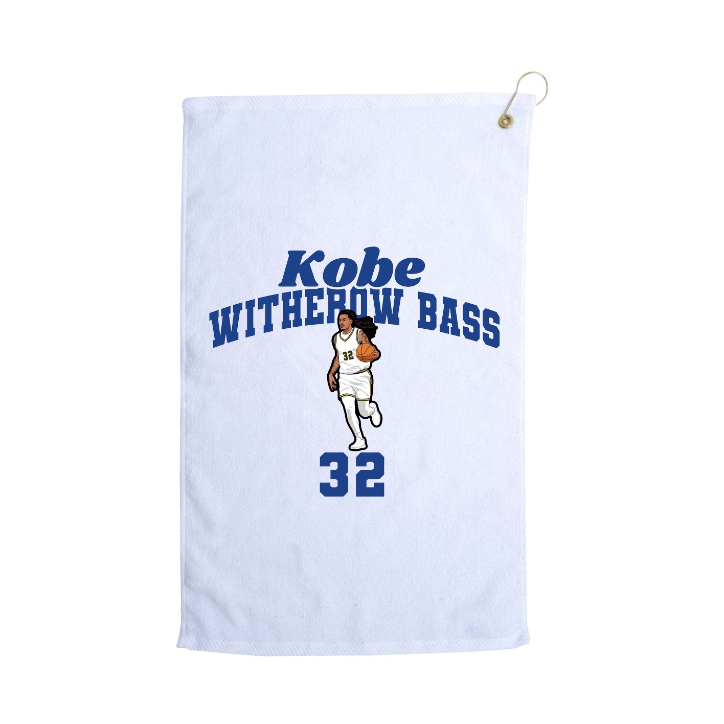 Golf Towel — Signature Arch in White