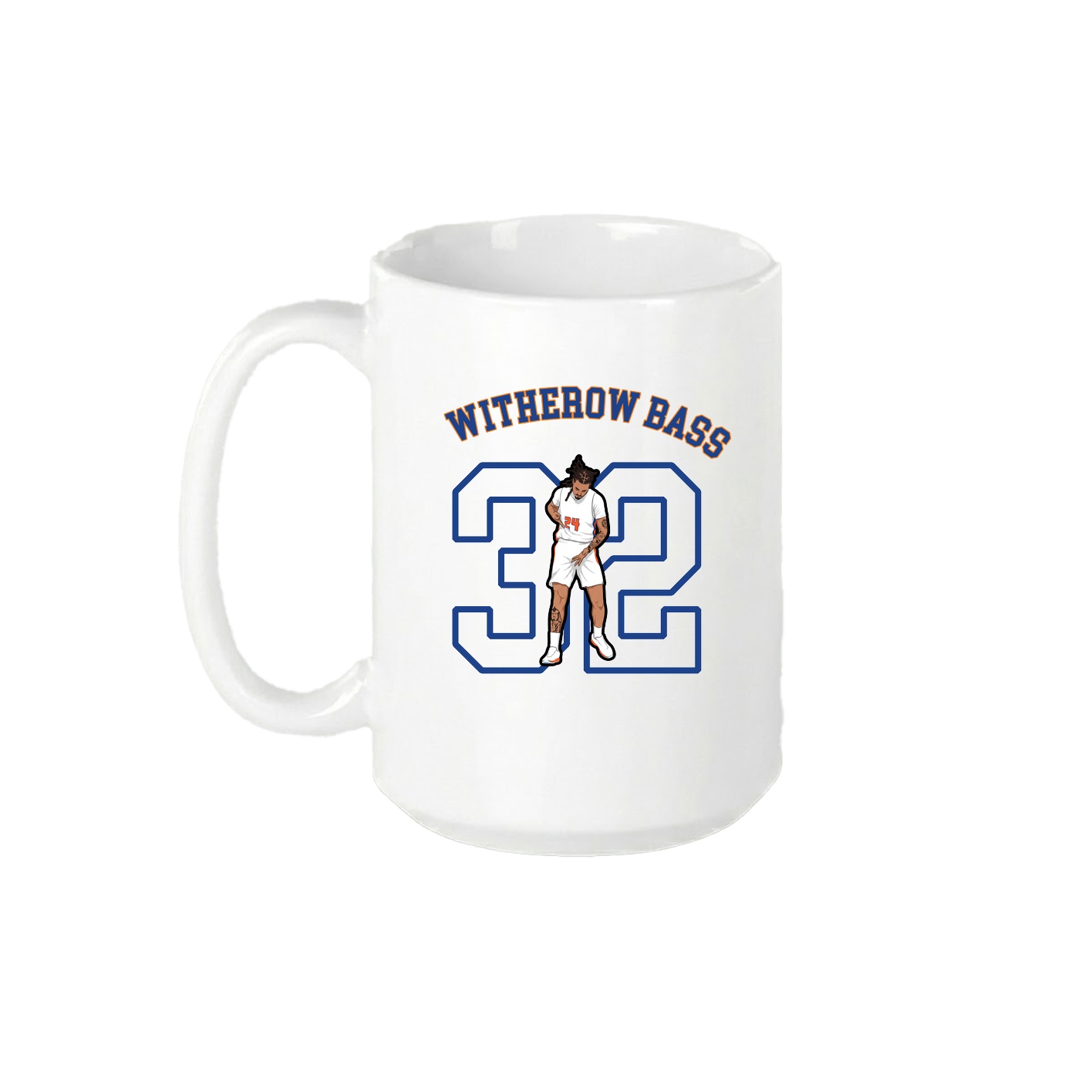 15oz Coffee Mug — Shirsey Arch in White
