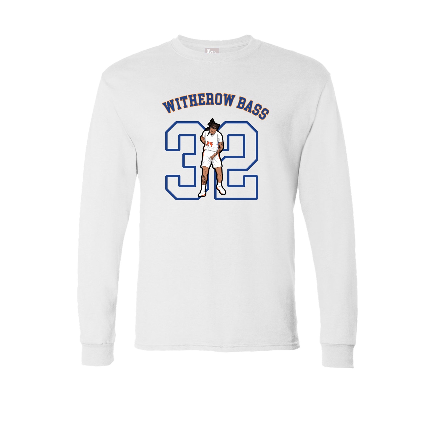 Long Sleeve Tee — Shirsey Arch in White
