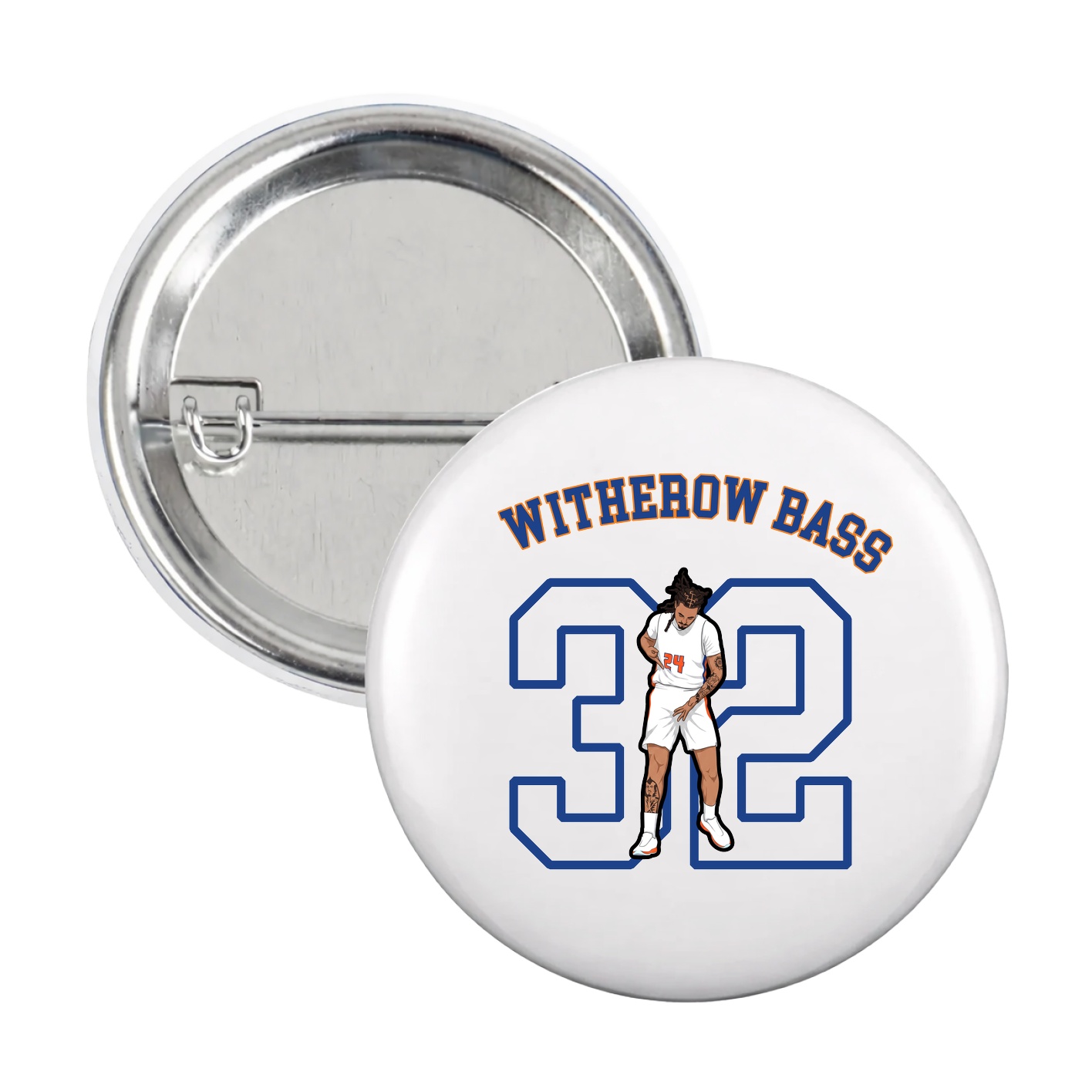 Game Day Button — Shirsey Arch in White