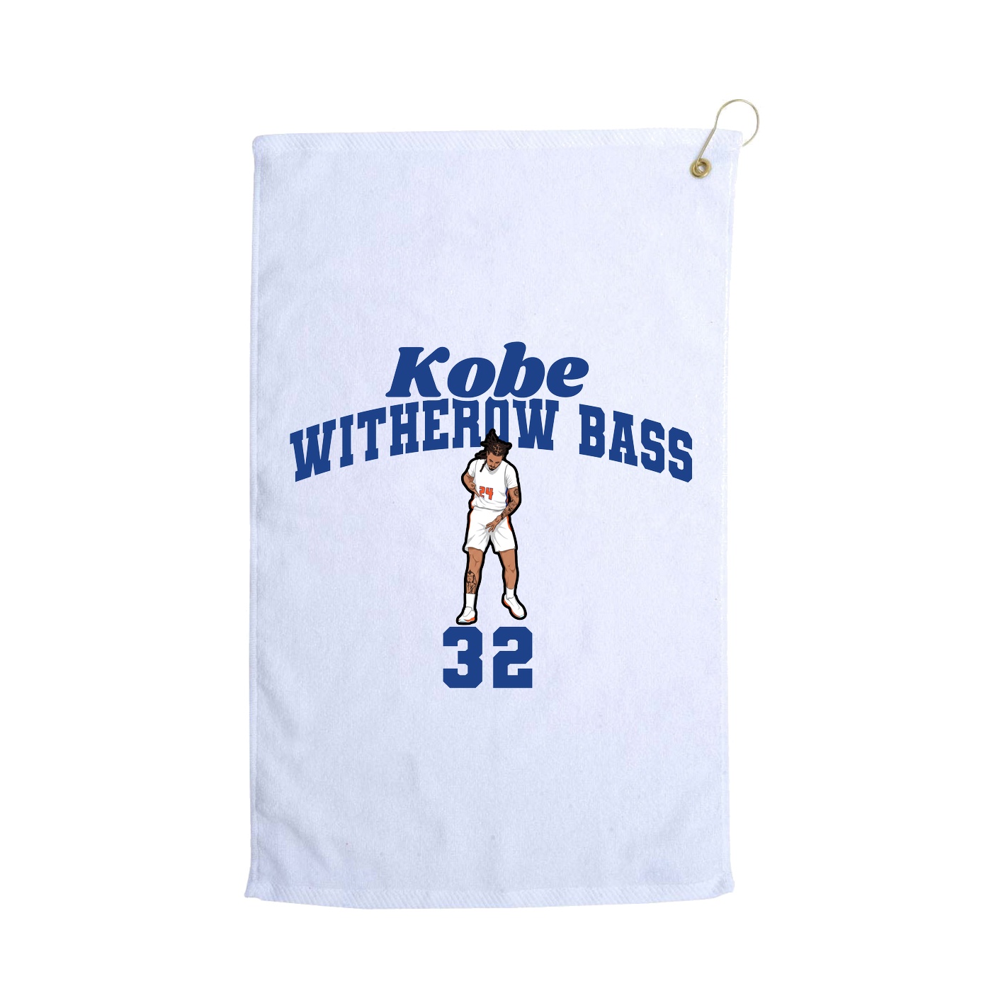 Golf Towel — Signature Arch in White