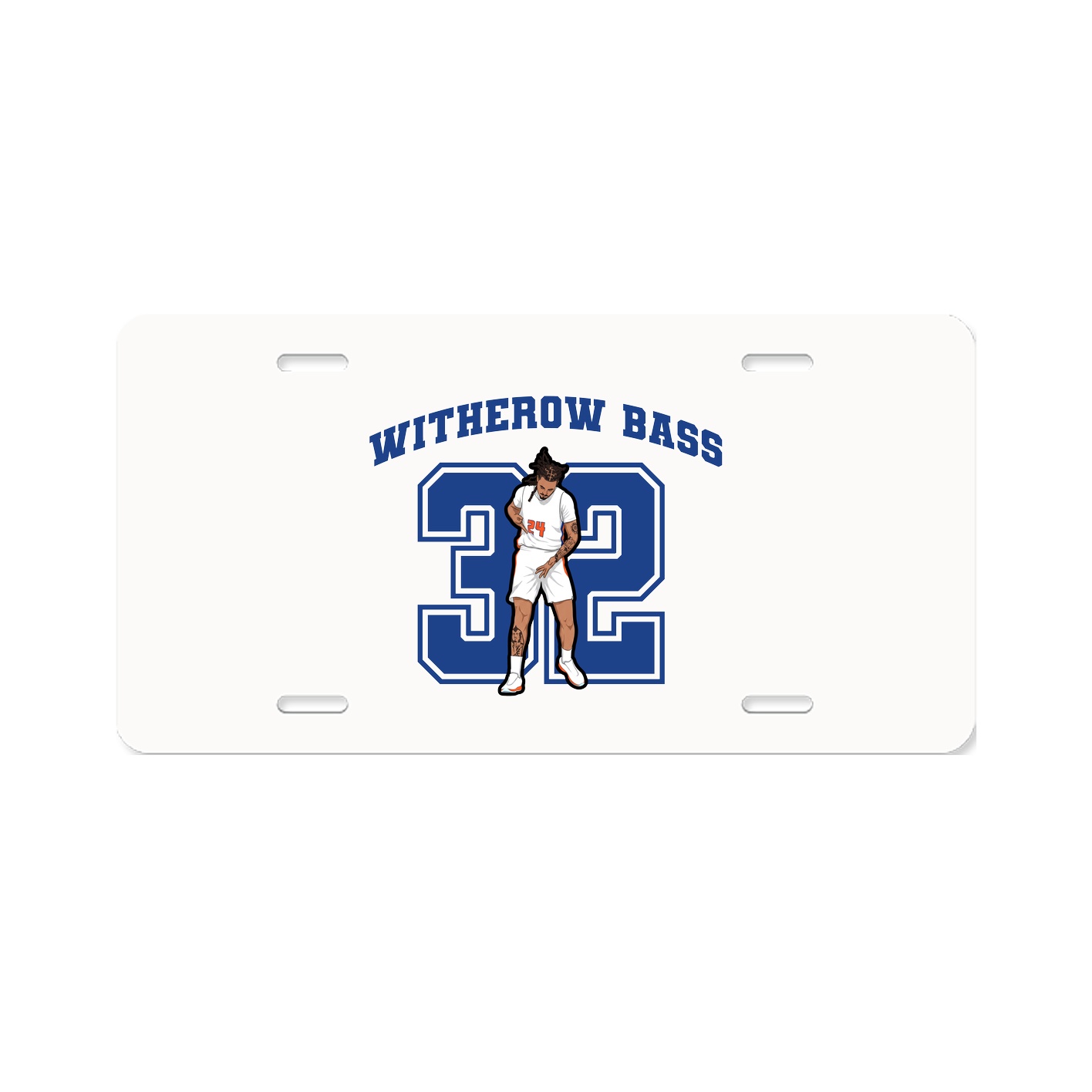 License Plate — Number in Classic