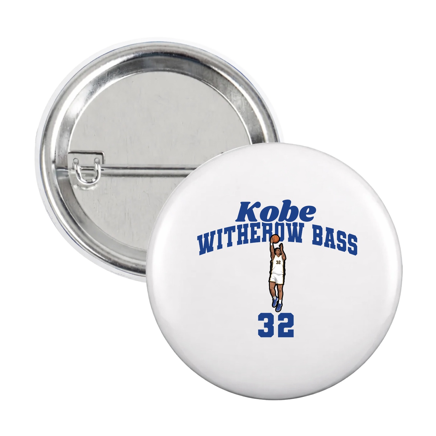Game Day Button — Signature Arch in White