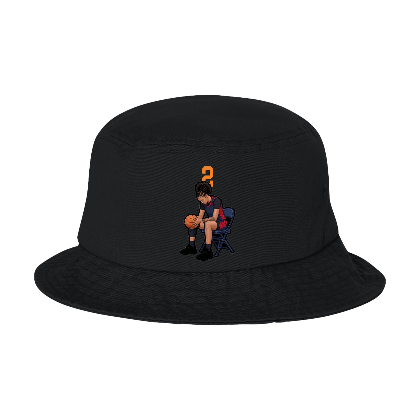Bucket Cap — Number Top in Black