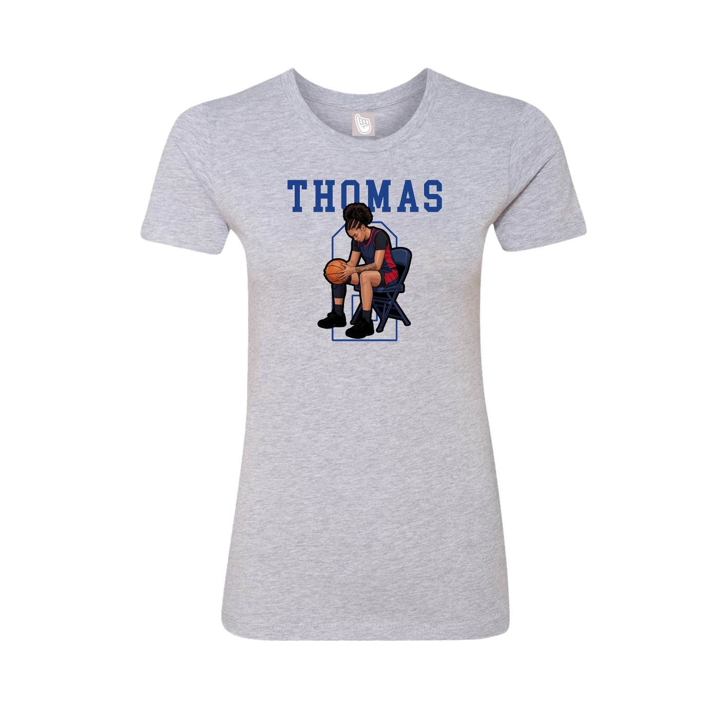 Fitted Women's Tee — Shirsey in Grey