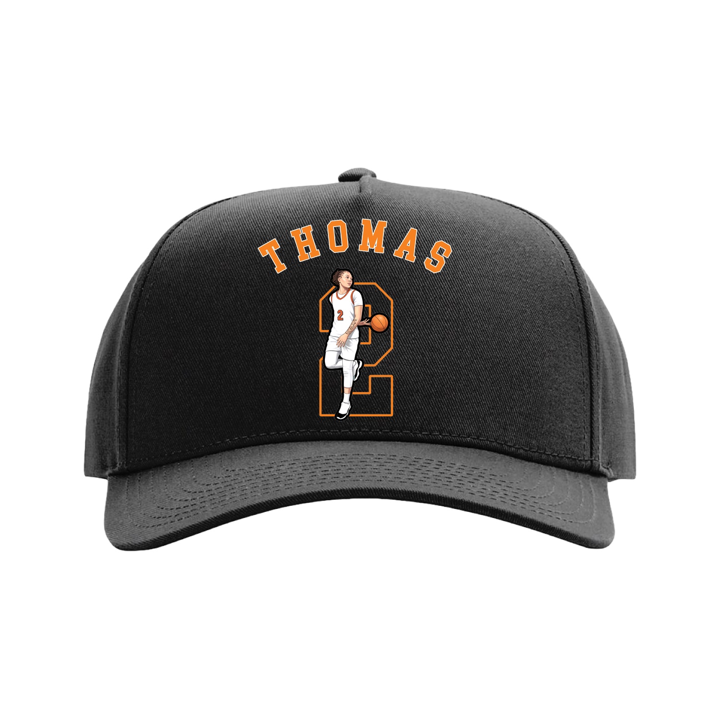 Full Fabric Five-Panel Champ Cap